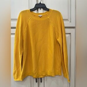 Talbots Mustard Knit Sweater